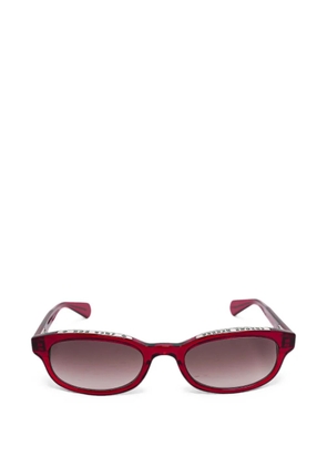 Chrome Hearts Lowrider rectangle-frame sunglasses - Red