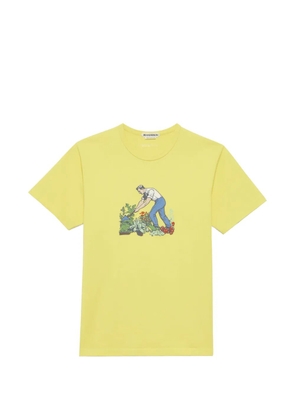 JW Anderson Gardener graphic-print T-shirt - Yellow