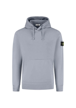 Stone Island Compass-patch drawstring hoodie - Blue