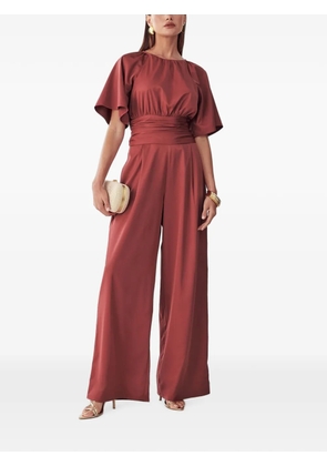 WILLA Penny flared-sleeve wide-leg jumpsuit
