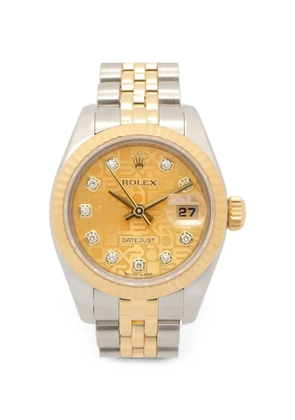 Rolex 2006 Oyster Perpetual Datejust 10P diamond-embellished 26mm watch - Gold