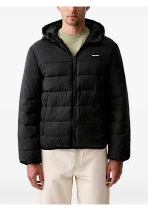 Karl Lagerfeld Jeans hooded quilted jacket - Black