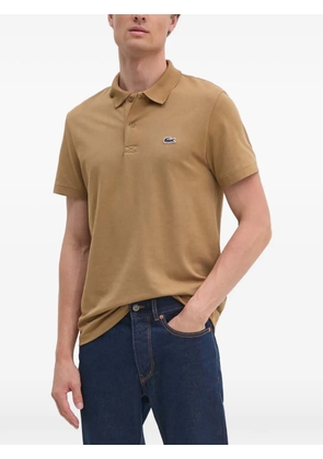 Lacoste logo-patch polo shirt - Neutrals