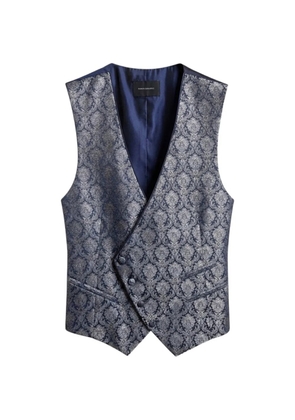 RAMON SANJURJO double-breasted waistcoat - Blue