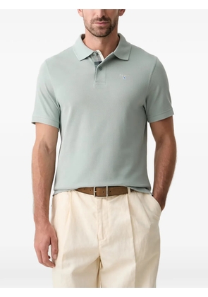 Barbour Tartan Piqué logo-embroidered polo shirt - Green