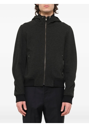 Wooyoungmi hooded zip-up track jacket - Grey