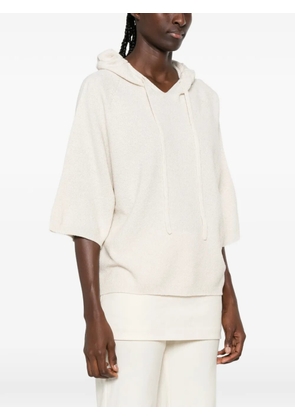 Fabiana Filippi short-sleeve hoodie - Neutrals