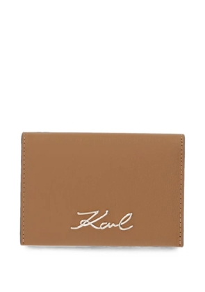 Karl Lagerfeld K/Signature bifold wallet - Brown