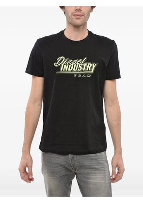 Diesel logo-print crew-neck T-shirt - Black