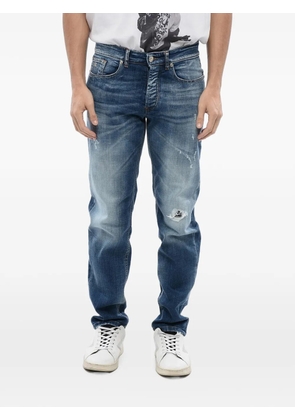 John Richmond distressed regular-fit jeans - Blue