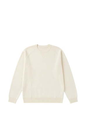 Heritage long-sleeve sweater - White