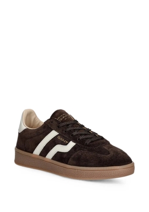 Gant suede panelled sneakers - Brown