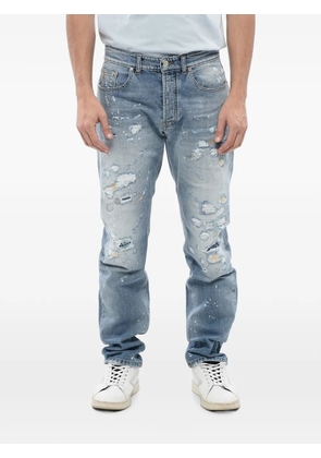John Richmond distressed-effect regular-fit jeans - Blue