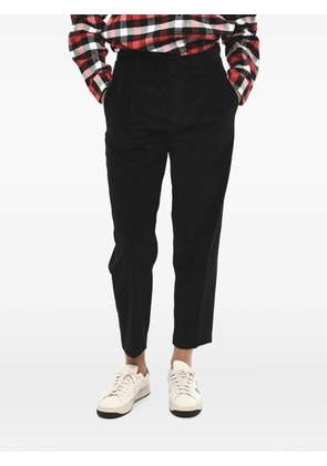 Woolrich pleated ribbed trousers - Black