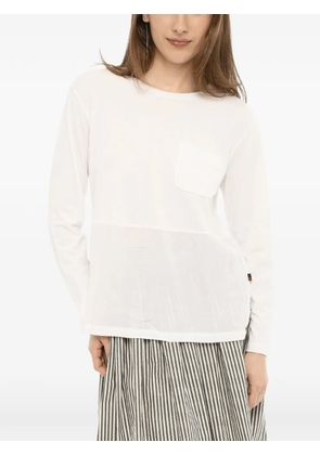 Woolrich chest-pocket top - White