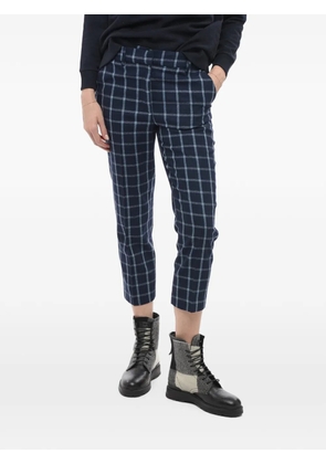 Woolrich checked trousers - Blue