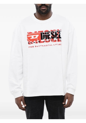 Diesel logo-print sweatshirt - White