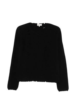 Second/Layer distressed sweater - Black