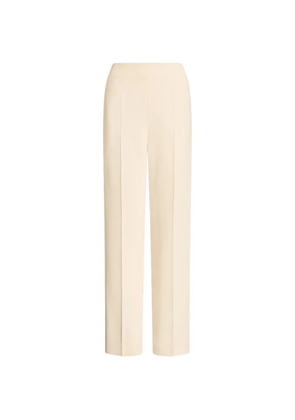 Alberta Ferretti pressed-crease trousers - Neutrals