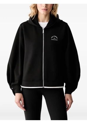 Karl Lagerfeld Rue St-Guillaume zip-up hoodie - Black