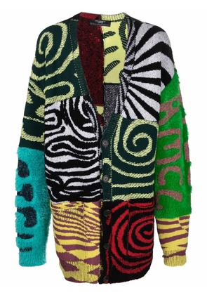 Stella McCartney x Ed Curtis patchwork cardigan - Green