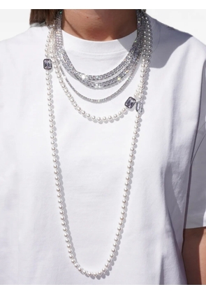 Izabel Display Tennis necklace - Silver