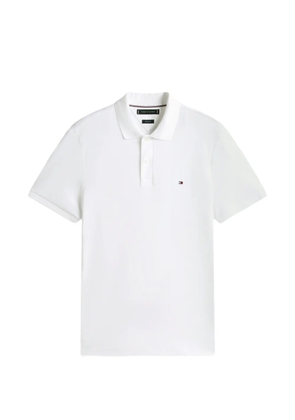 Tommy Hilfiger logo-embroidered polo shirt - White