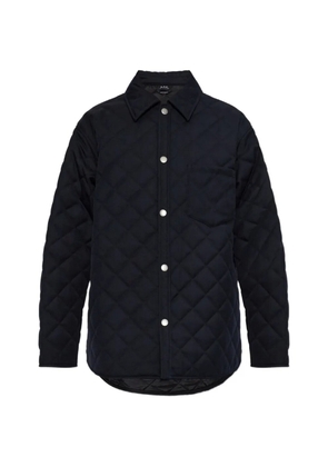 A.P.C. Georges quilted jacket - Blue