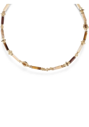 Gas Bijoux Kali tiger's eye necklace - Gold