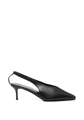 SERGIO MORETTI FIRENZE pointed-toe slingback pumps - Black