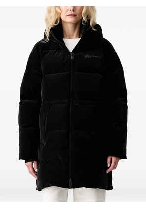 Karl Lagerfeld Jeans quilted zip-up coat - Black