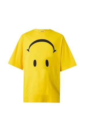Moschino x Smiley graphic-print cotton T-shirt - Yellow