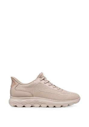 Geox Spherica knit lace-up sneakers - Neutrals