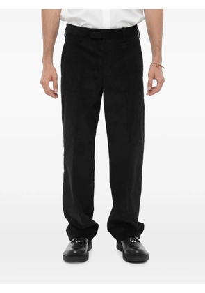 Neil Barrett ribbed velour loose-fit trousers - Black