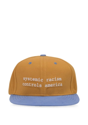Denim Tears SRCA embroidered cap - Orange