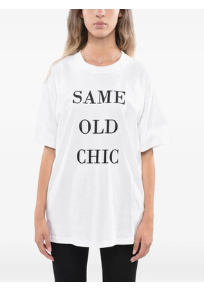 Moschino logo-lettering T-shirt - White