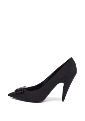 Saint Laurent Pre-Owned Anais bow pumps - Black