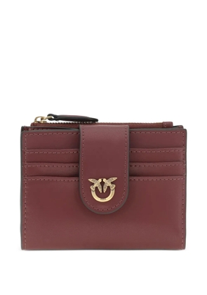 PINKO Love Birds leather wallet - Red