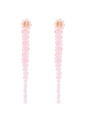 Simone Rocha beaded drop earrings - Gold