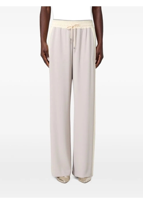 Hanita crêpe palazzo pants - Grey