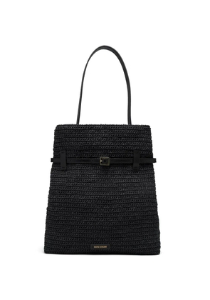 Manu Atelier Tote Du Jour crochet-knit tote bag - Black