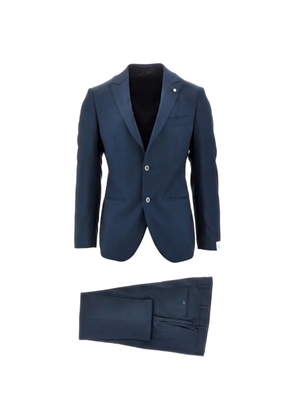 Luigi Bianchi single-breasted wool suit - Blue