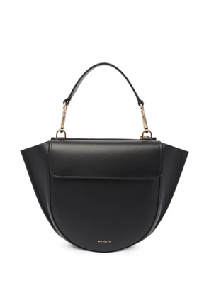 Wandler mini Hortensia leather clutch bag - Black
