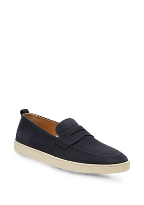 Henderson Baracco suede slip-on loafers - Blue