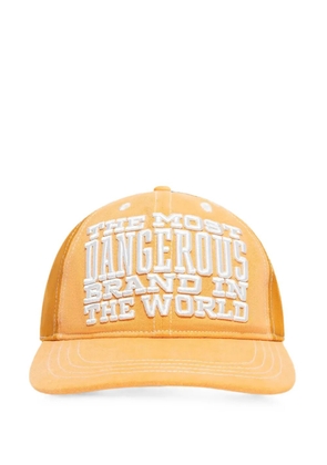 Denim Tears embroidered baseball cap - Orange