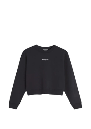Maison Kitsuné logo-print sweatshirt - Black