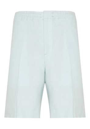 Zegna elasticated-waist bermuda shorts - Blue