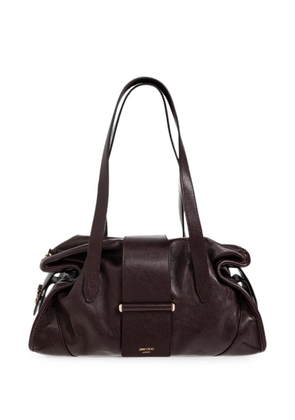 Jimmy Choo medium Bar leather duffle bag - Red