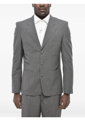 Givenchy single-breasted patch-pocket blazer - Grey