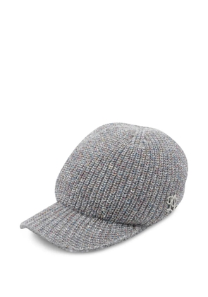 LIU JO sequin-embellished knitted cap - Grey